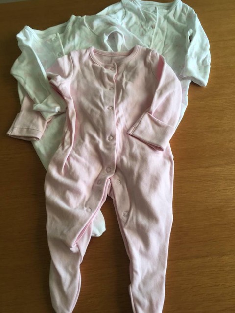 tu baby girl sleepsuits